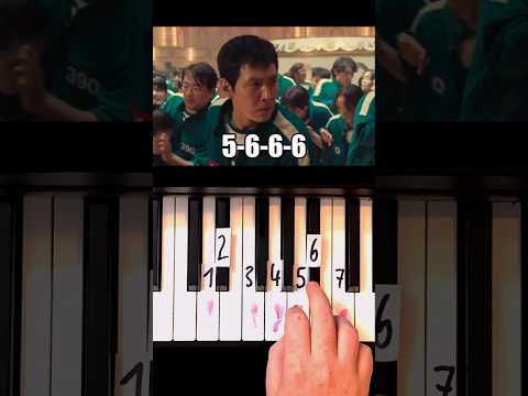 Mingle Game Squid Game Piano Tutorial #shorts