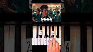 Mingle Game Squid Game Piano Tutorial #shorts