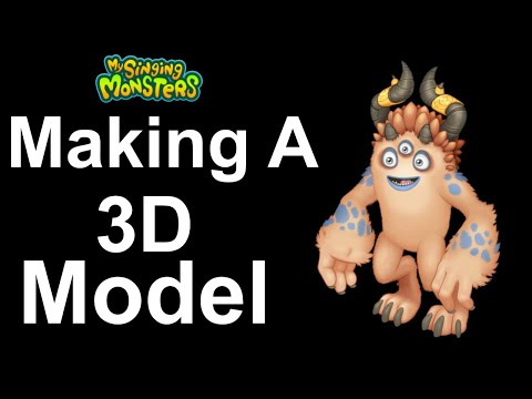 Making A 3D Model Of Stoowarb From My Singing Monsters [3D MSM 35 (S1)] | The Oven Guru