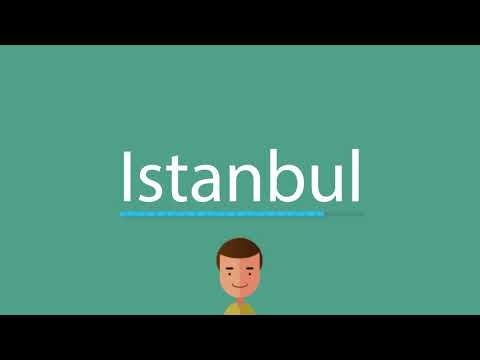 Istanbul pronunciation