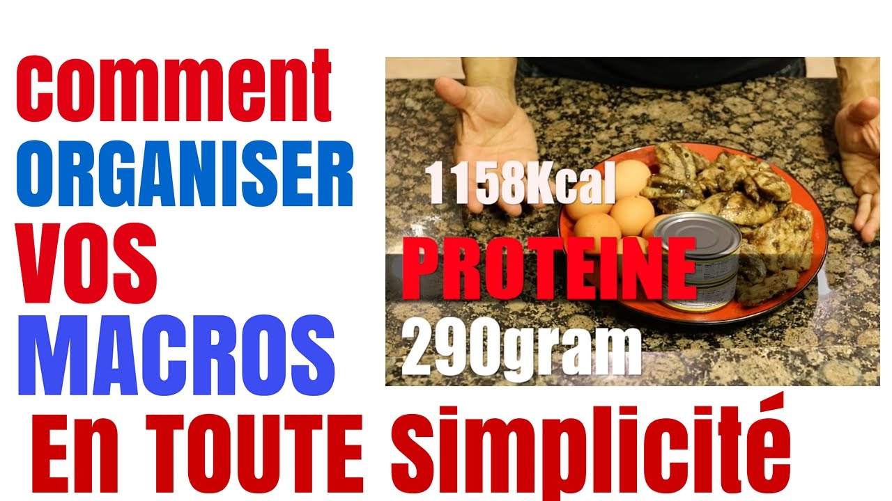 Nutrition: Comment Organiser VOS MACROS en TOUTE Simplicité
