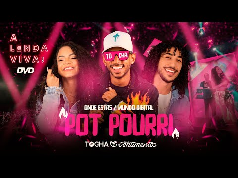 Mc Tocha e Banda Sentimentos - Onde estás / Mundo digital (DVD A lenda viva) #AoVivo