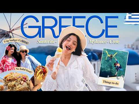 Dream Vacation in *Greece* 🇬🇷✨Santorini, Mykonos, Crete Vlog