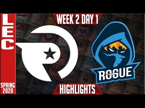 OG vs RGE Highlights | LEC Spring 2020 W2D1 | Origen vs Rogue