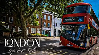 🍂🚌 London Bus Ride on 76,123 Lower Marsh to Gants Hill  A Journey Through Summer & Autumn!