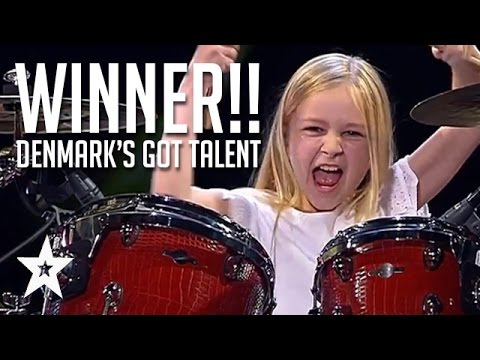10 Year Old Drummer Johanne Astrid - Winner Of Denmark's Got Talent 2017 Compilation