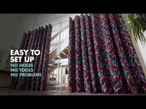 End2End Room Divider Kits - The Ultimate Freestanding Privacy Solution!