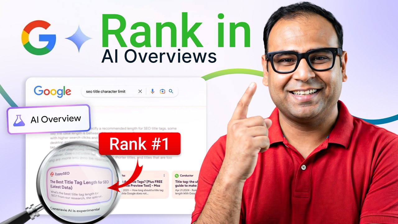 How to Rank in AI Overviews - Umar Tazkeer
