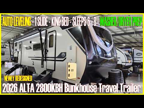 NEW AUTO LEVEL 2026 Alta 2800KBH Bunkhouse Travel Trailer by East To West RVs at Couch's RV Nation