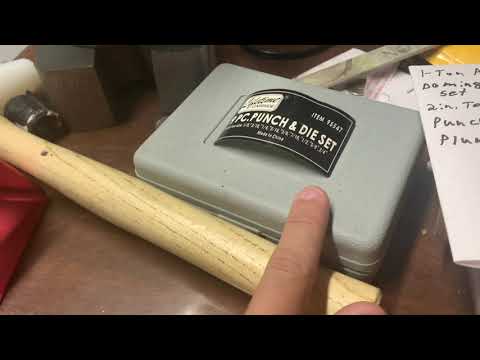 Making A Coin Ring With Harbor Freight Tools