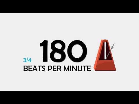180 BPM 3/4 Metronome