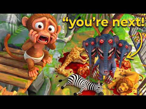 I SPIED On Elephant And Found His BIGGEST SECRET - I Am Monkey VR