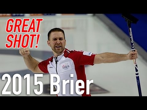 Brad Gushue -  Runback Winner vs Alberta - 2015 Tim Hortons Brier