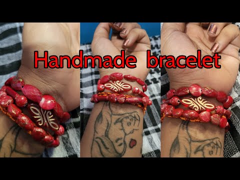 Diy Handmade  bracelet/Easy bracelet making #sajeeArishvlog #bracelet #srilanka #easy easy #handmade