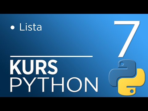 7. Python 3 course - list