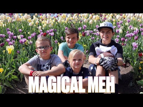 KIDS NOT IMPRESSED WITH THOUSANDS OF BEAUTIFUL TULIPS IN MAGICAL FLOWER GARDEN | TULIP FESTIVAL