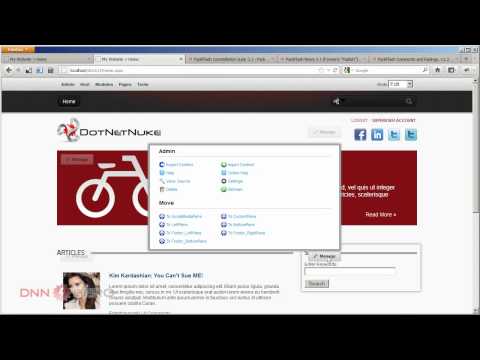 News and Articles management with PackFlash News for DotNetNuke - part 3/4 - Video #320