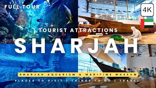Sharjah Aquarium & Maritime Museum! Best Tourist Places to Visit in UAE (4K full tour) 🇦🇪