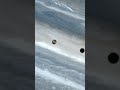 Jupiter's moon Io casts a shadow as it transits Jupiter🤯