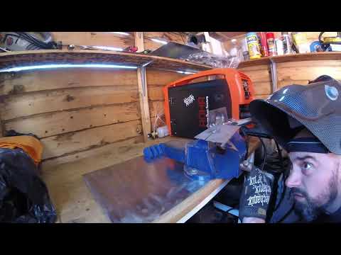 Röhr MIG-200MI - MIG Welding Practice - Getting a few minutes to practice my welding skills.