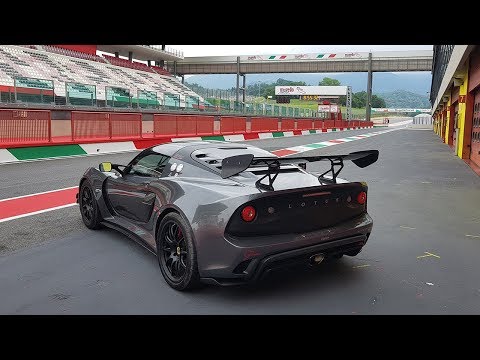 Lotus Exige Cup 380 Exhaust vs Ferrari 458, Lamborgini Huracan, Porsche 911 GT3 | Mugello, June 2018