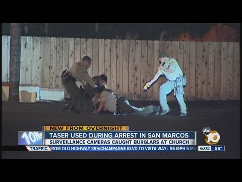 WATCH: Taser used on burglary suspect
