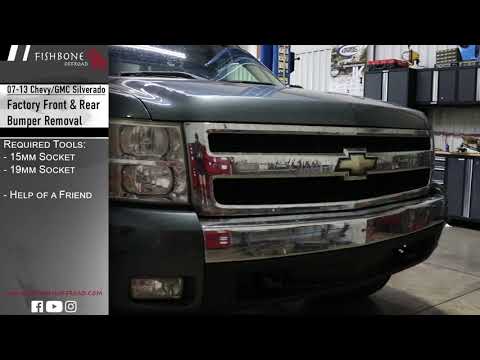 07-13 Silverado - Front & Rear Bumper Removal - HOW TO