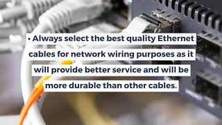 What are the Measures To Be Taken While Installing Network Cabling Dubai