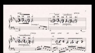Bill Evans plays Reflections in D (1978) + my transcribed score