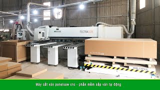 Máy cưa panelsaw tải nặng, cắt ván TECTRA-328