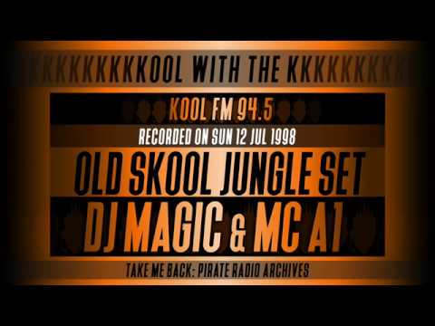 Kool FM | DJ Magic Fresh (Kutt Records) & MC A1 | Jungle Set 1998 | Sun 12 Jul 1998