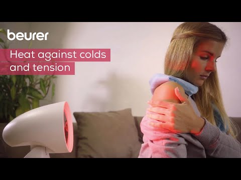 Infrared lamp for infrared therapy at home: correct use for colds and tension | Beurer IL 35