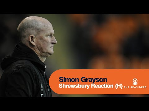 Shrewsbury Reaction (H) | Simon Grayson