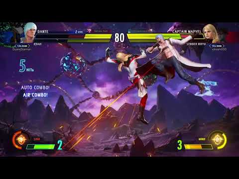 MARVEL VS. CAPCOM: INFINITE rank match Jedah x Dante