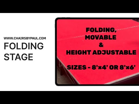 Folding mobile stage (8x4ft), pan india
