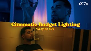 $29 Cinematic Lighting w/ Tiny RGB Lights! | Sony A7IV + Weeylite S05