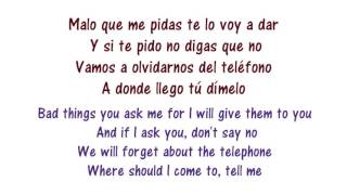 Nicky Jam - Travesuras Lyrics English and Spanish - Translation