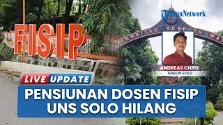 Geger Pensiunan Dosen FISIP UNS Solo Dilaporkan Hilang, Sempat Berkendara Menuju Kampus