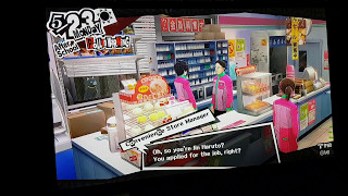 Persona 5 Part Time Job: Convenience Store (23 May)
