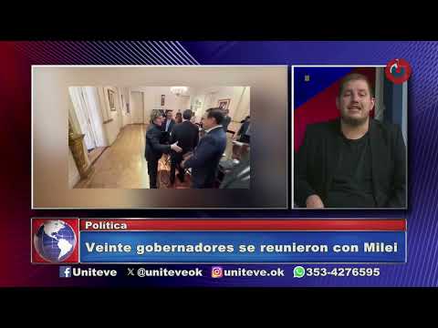 Veinte gobernadores se reunieron con Milei