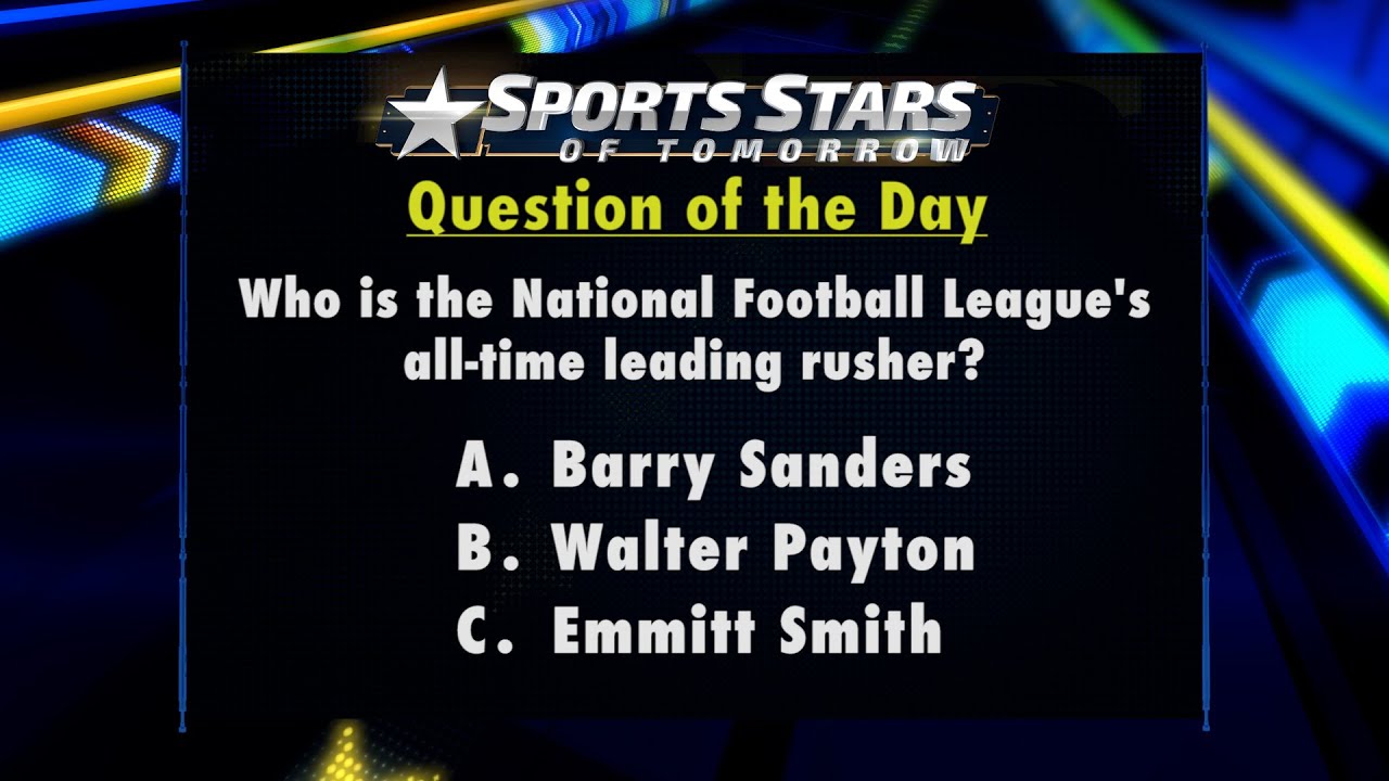 Question of the Day: NFL&#039;s All-Time Leading Rusher