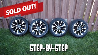 How to SELL your rims and tires on the internet!