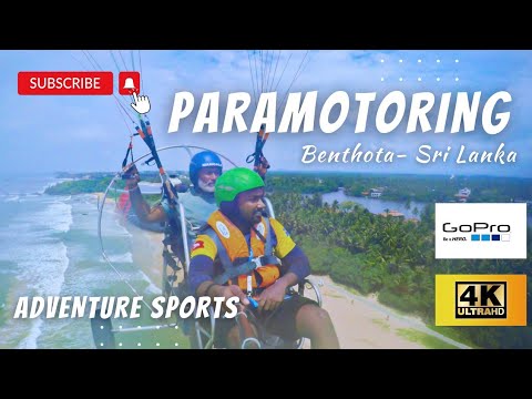 Paramotoring Over Bentota:A ird’s Eye View of Sri Lanka’s Stunning Coastline| Adventure sports in SL