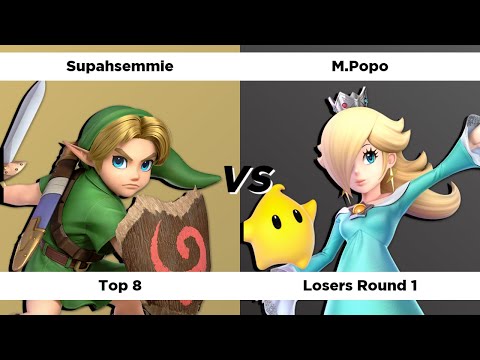 No Time To Tilt - Top 8 LR1 - Supahsemmie (Young Link) vs. M.Popo (Rosalina & Luma)