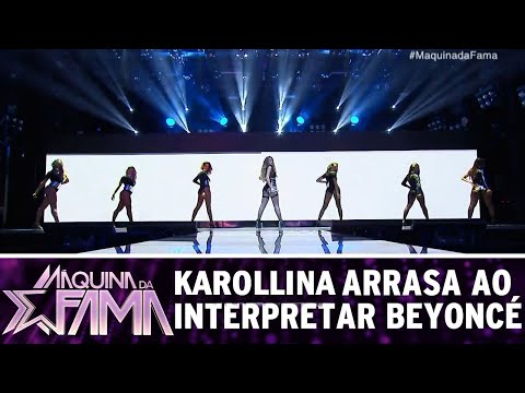 Karollina arrasa ao interpretar Beyoncé | Máquina da Fama (17/04/17)