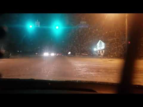 12-7-17 ERIE PA, EPIC BAD SNOW STORM AFTERMATH  45MIN TRIP CONDENCED TO 1MIN