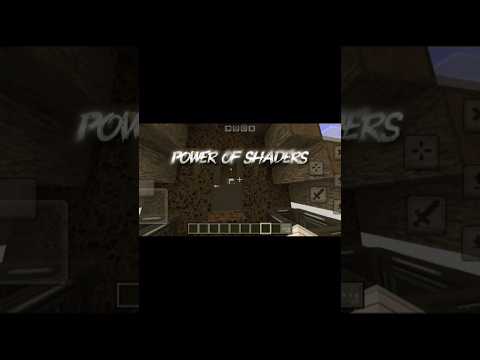 the power of shaders😈💀 #minecraft #shorts #shaders