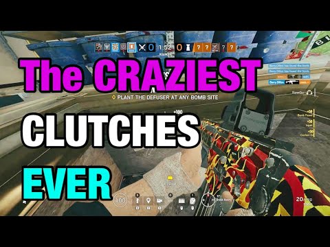 The CRAZIEST Clutches EVER - Rainbow Six Siege