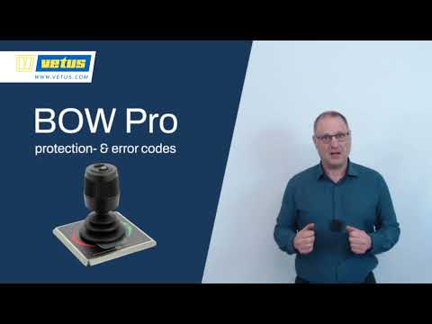 VETUS BOWPro thruster error codes and battery protection