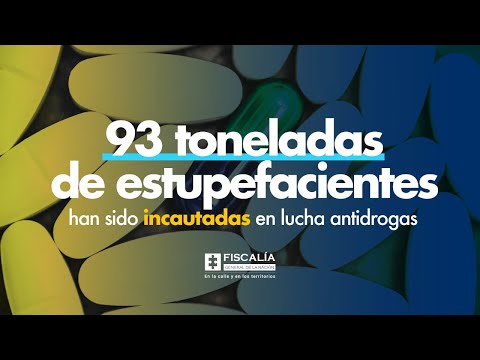 93 toneladas de estupefacientes han sido incautadas en lucha antidrogas